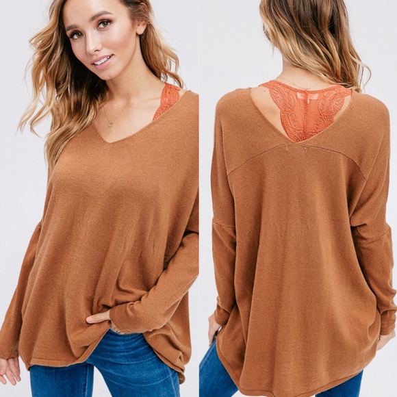 JOHNNY Softest Sweater Top - CAMEL - Picture 3 of 6